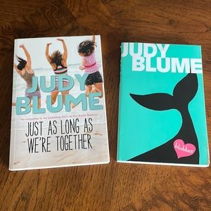 Judy Blume Book Set - Books Unread! Blubber and Just as Long as We’re Together!